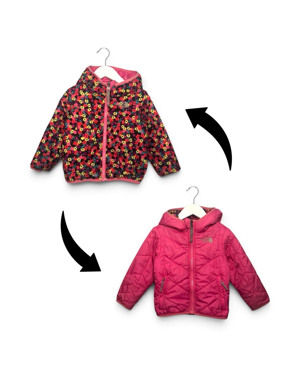 🍂 The North Face Kids Reversible Jacket size 2T